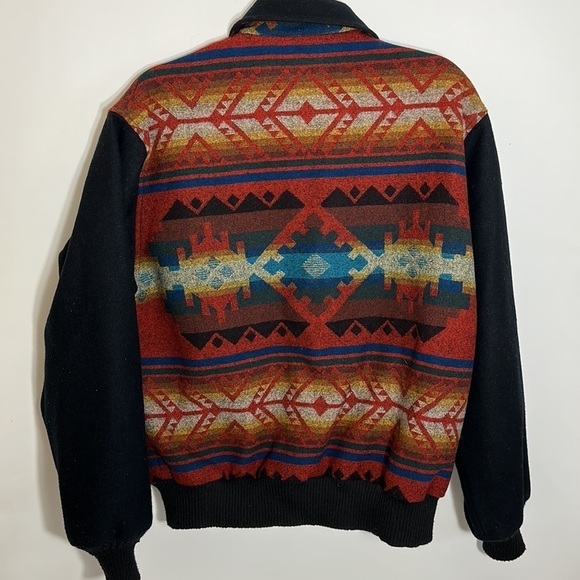 Pendleton M Western Coat Mens Coyote Canyon Big Horn Black DK579 - Picture 11 of 14